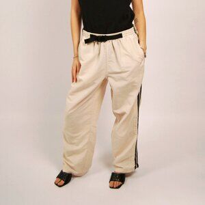 Y2K Hiking Pansts (M) medium beige vintage womens high rise gorpcore sporty cool